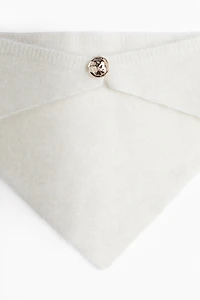 Mohair-Blend Triangle Scarf