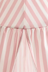 Tente de lecture rayée