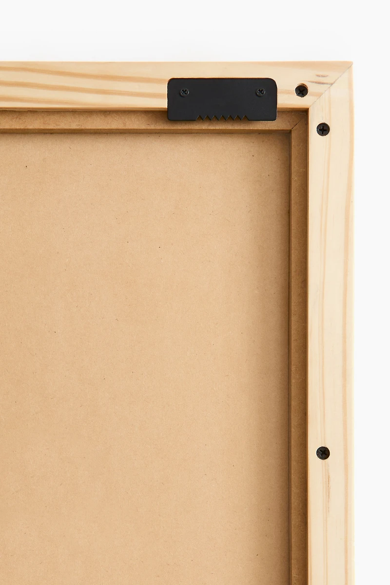 Grande décoration murale en laine bouclée