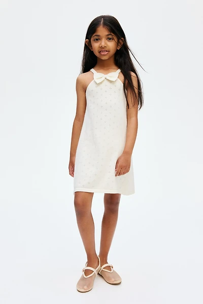 Robe en pointelle de coton