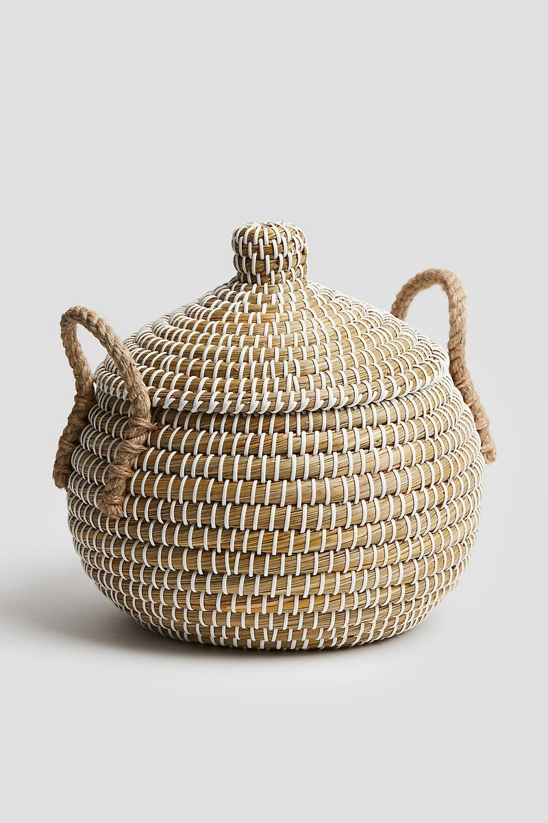 Petit panier de rangement avec couvercle