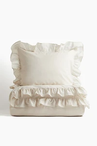 Flounced Single Duvet Cover Set