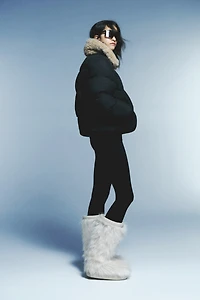 Veste matelassée avec col