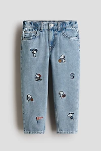 Regular-Fit Printed Jeans