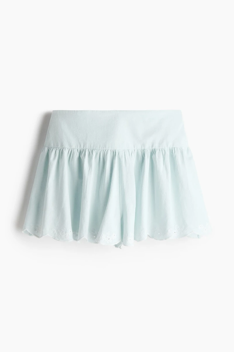 Shorts with Embroidery