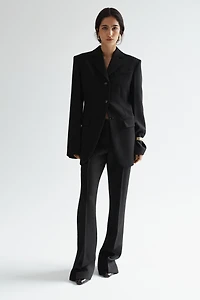 Single-Breasted Wool Blazer