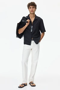 Relaxed-Fit Linen-Blend Resort Shirt