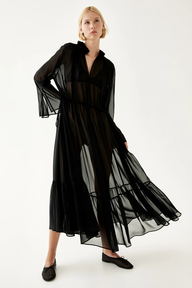 Robe maxi vaporeuse