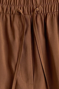 Pantalon à cordon jambes tonneau