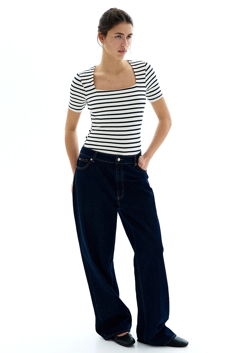 Square-Neck Top