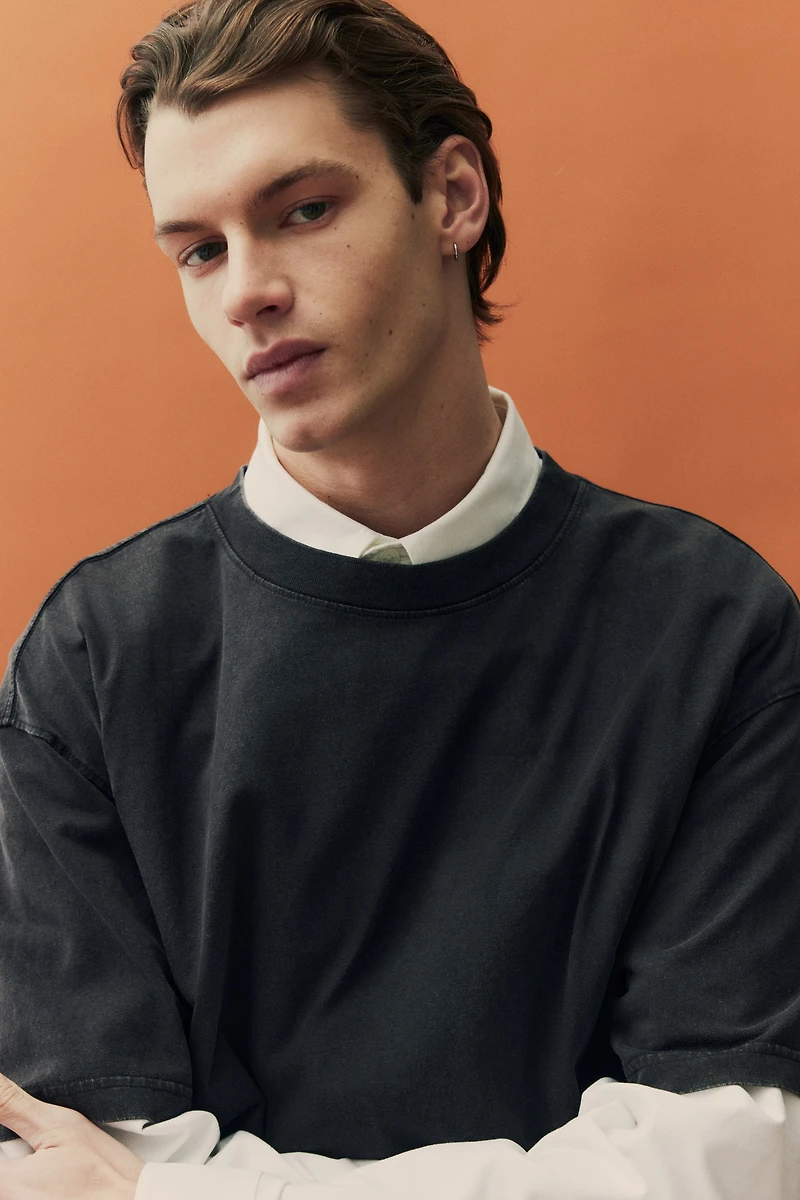 Loose-Fit Washed T-Shirt