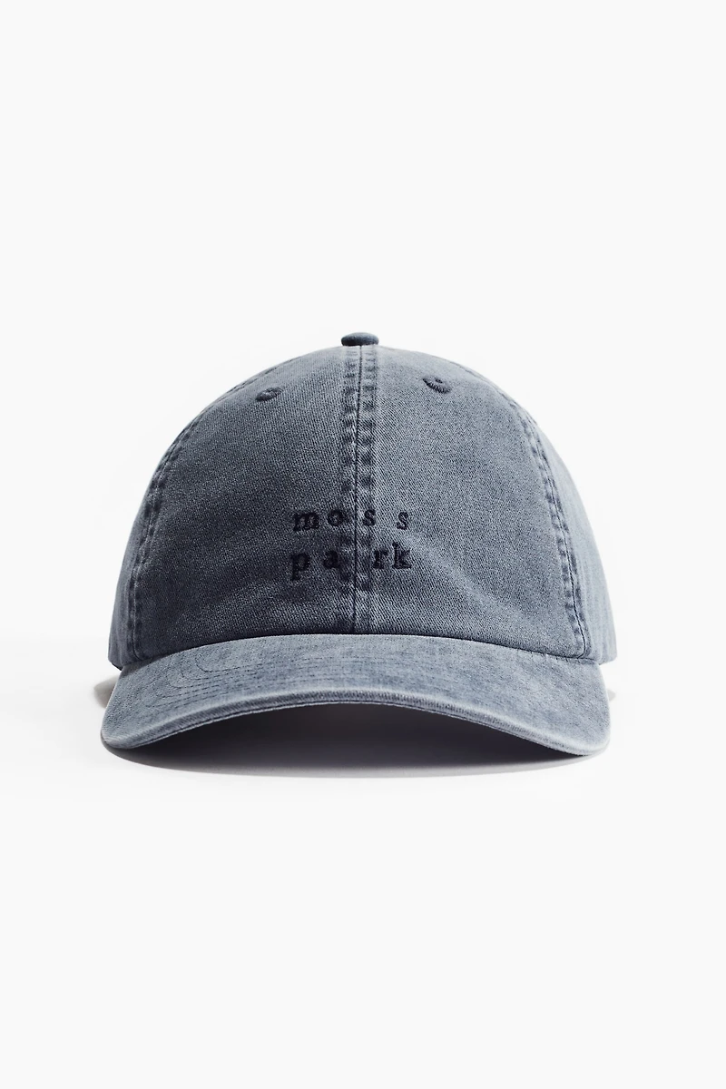 Casquette en coton avec broderie