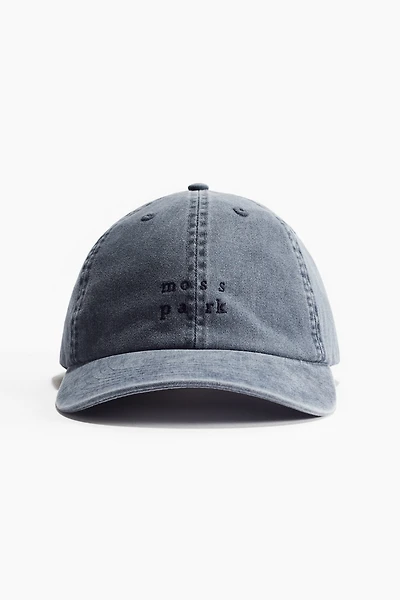 Casquette en coton avec broderie