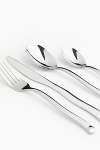 Coutellerie 16 pièces en acier inoxydable