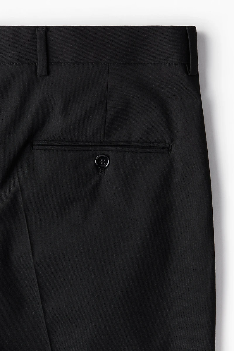 Straight Fit Suit Pants