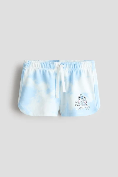Short en molleton imprimé