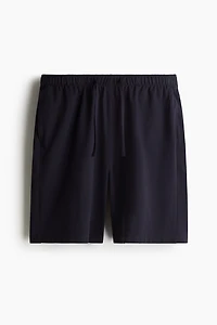 Relaxed-Fit Knee-Length Piqué Shorts