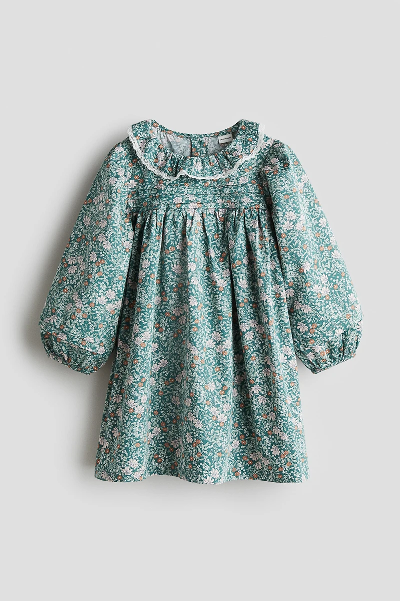 Floral-Print Cotton Dress