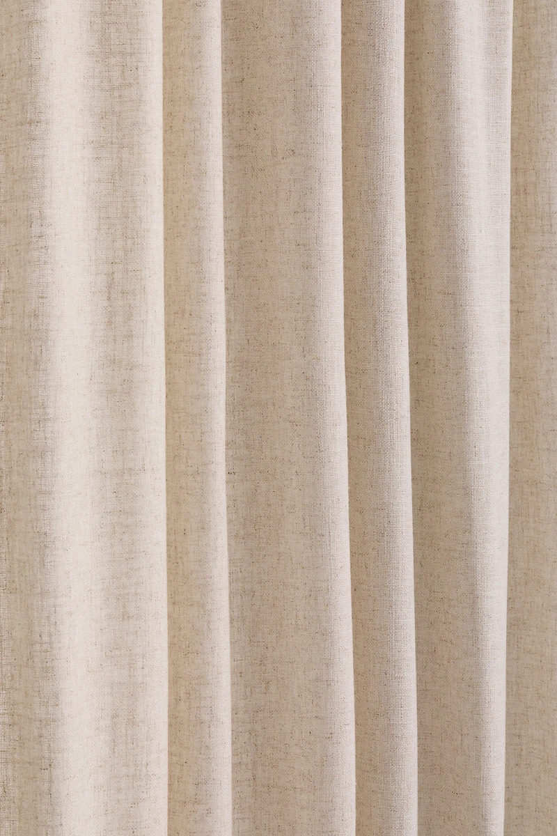 2-Pack Extra-Long Linen-Blend Curtain Panels