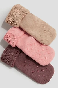 5-pack Non-slip Terry Socks