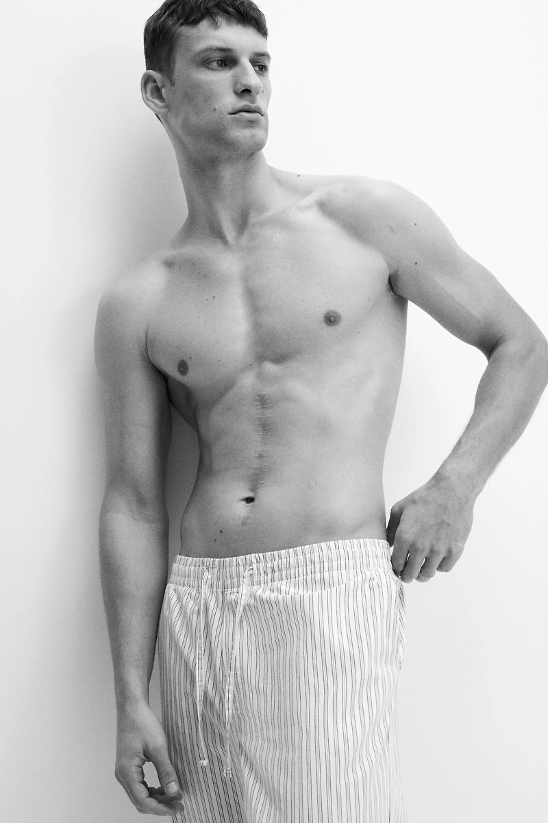 Relaxed-Fit Poplin Pants