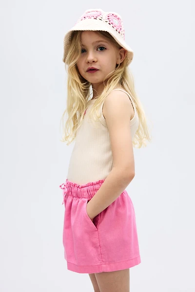 Linen-blend Shorts