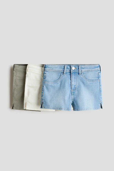 Lot de 3 shorts en denim