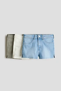 Lot de 3 shorts en denim
