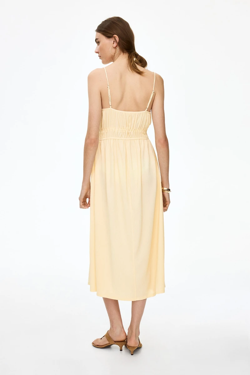 Crinkled Jersey Dress