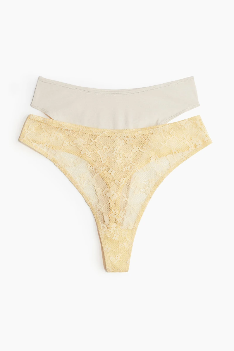 Lot de 2 culottes Thong