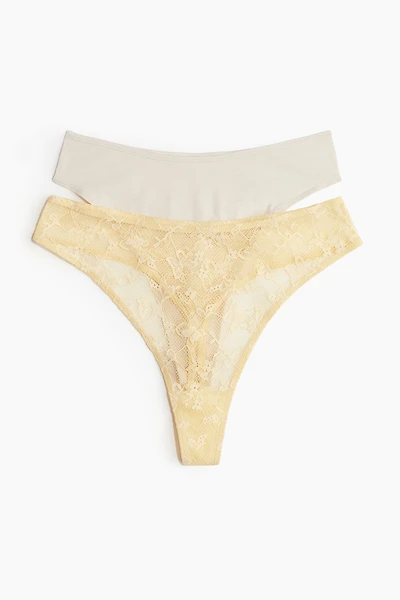 Lot de 2 culottes Thong