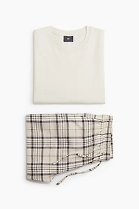 Cotton Pajama Shirt and Pants