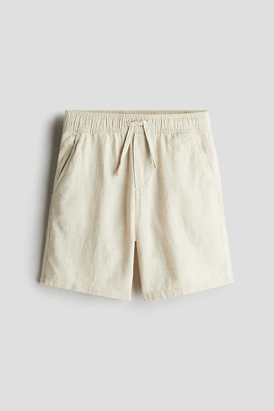 Short en lin mélangé