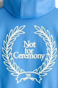 Loose-Fit Hoodie with Motif