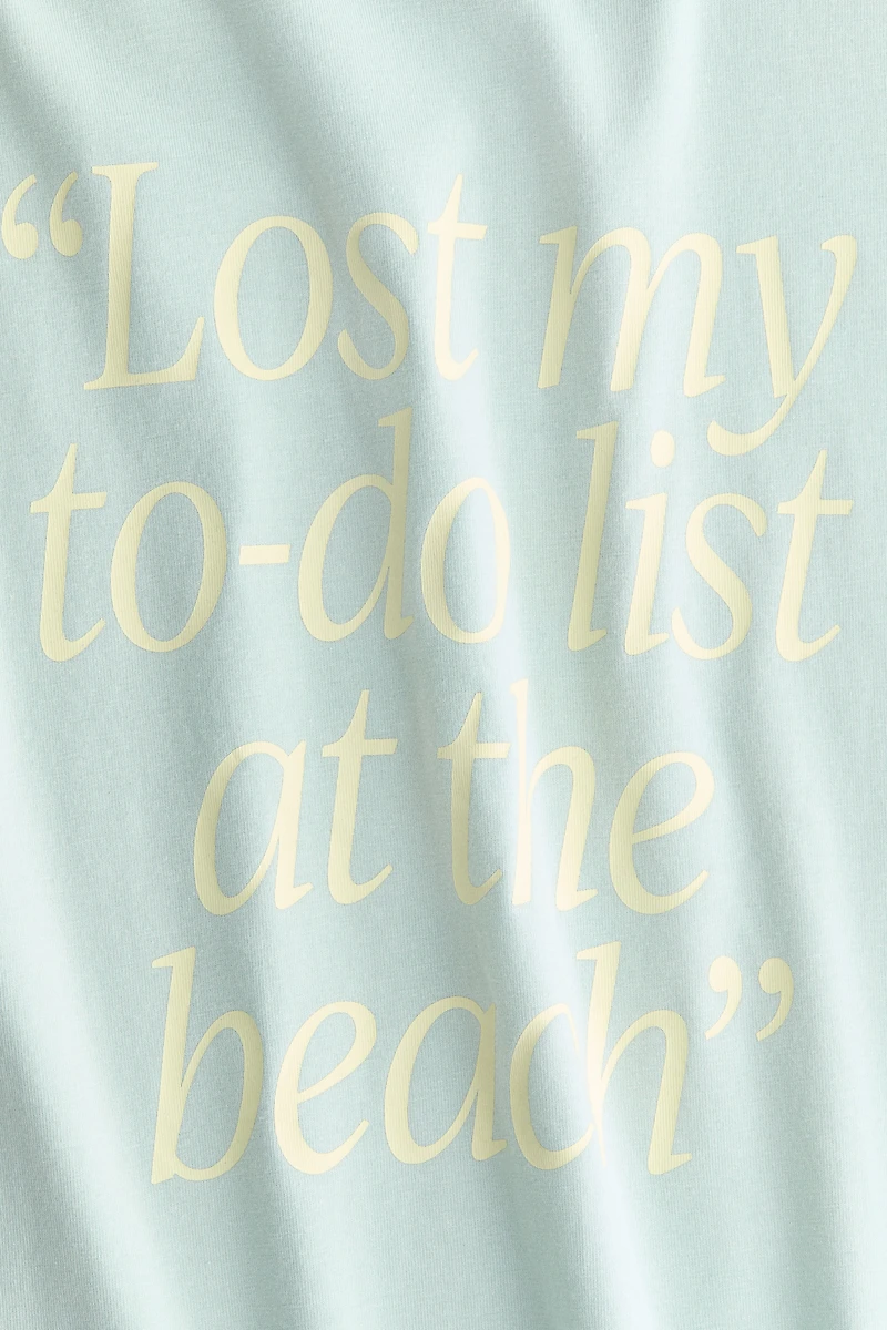 Printed Viscose-Blend T-Shirt