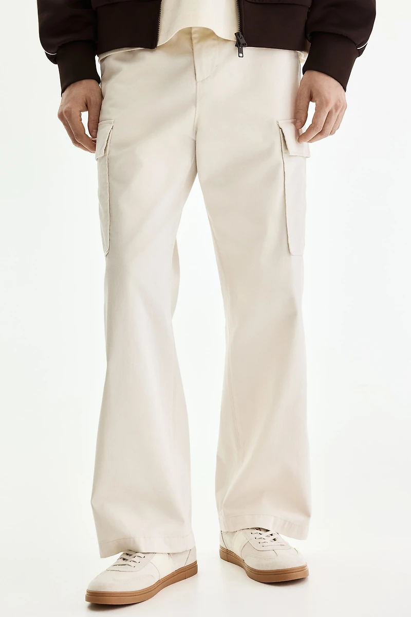 Relaxed-Fit Cotton Cargo Pants