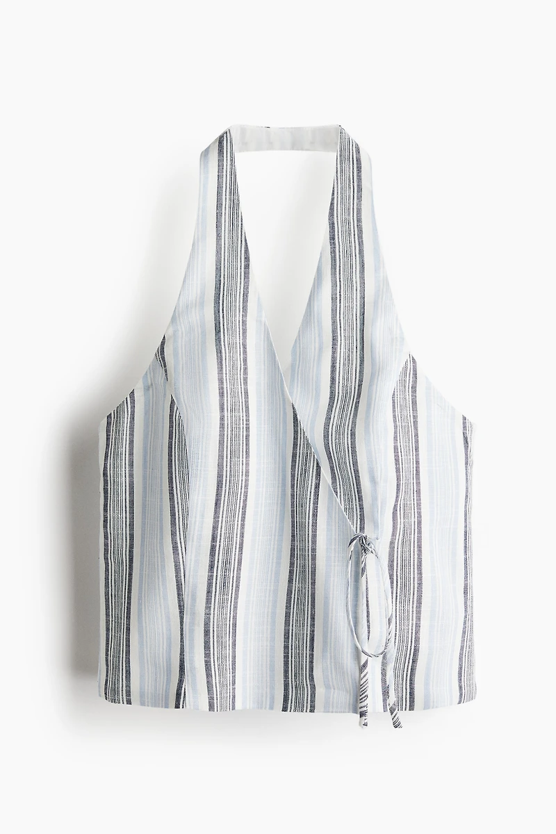 Halterneck Wrap Top