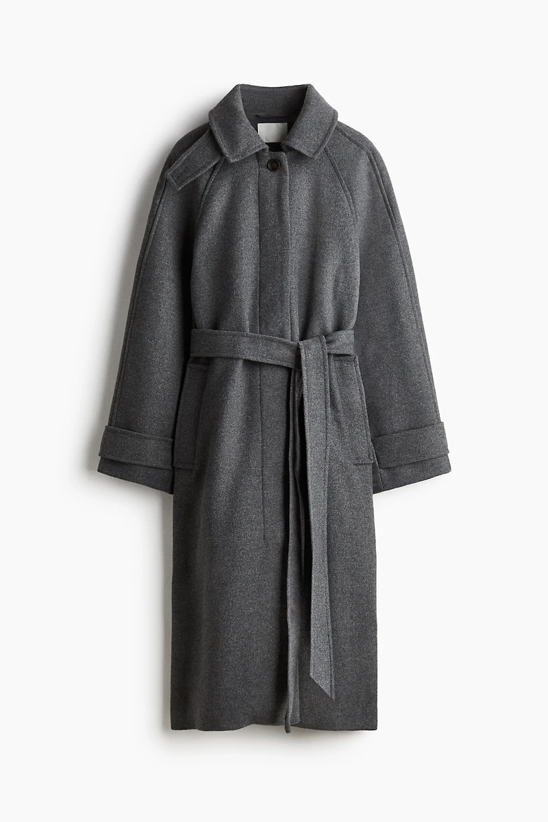 Tie-Belt Coat
