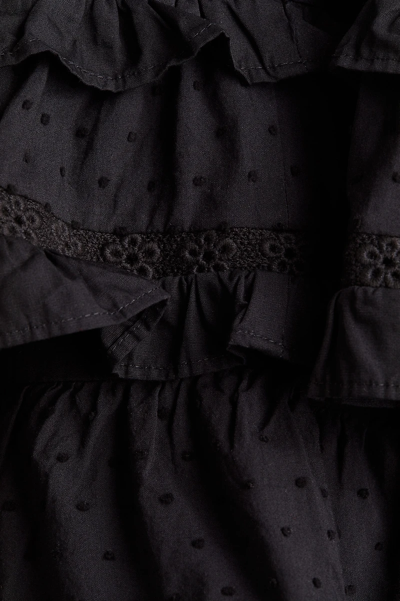 Cotton Plumeti Dress