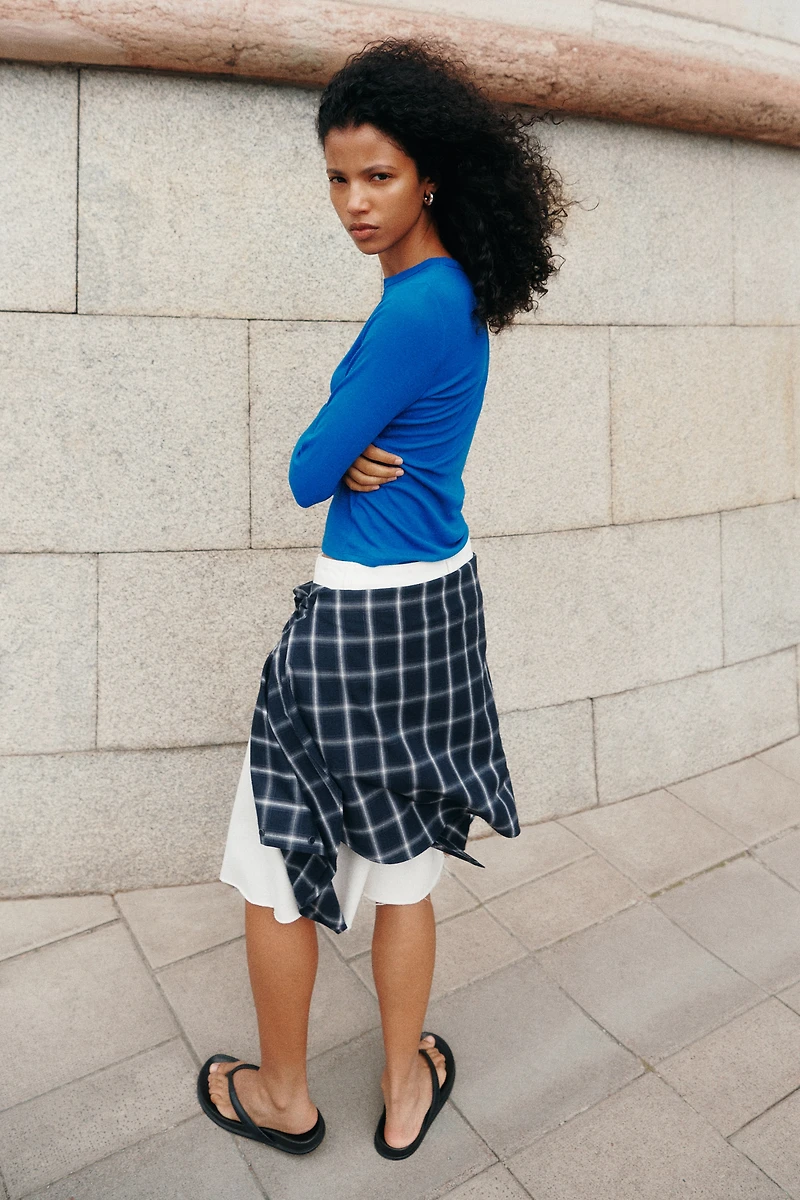 Fitted Long-Sleeved Top