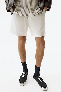 Relaxed-Fit Linen-Blend Shorts
