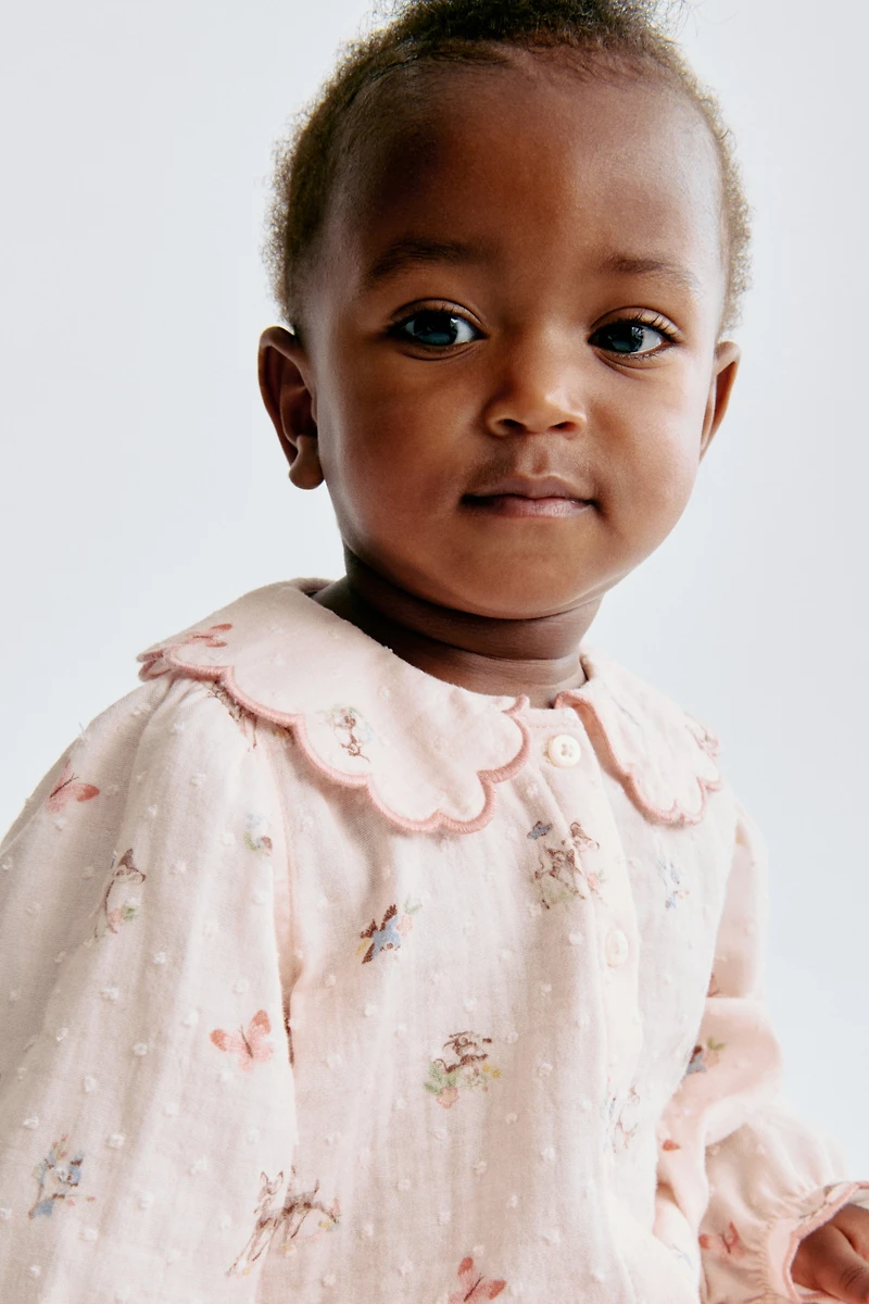 Blouse en mousseline de coton