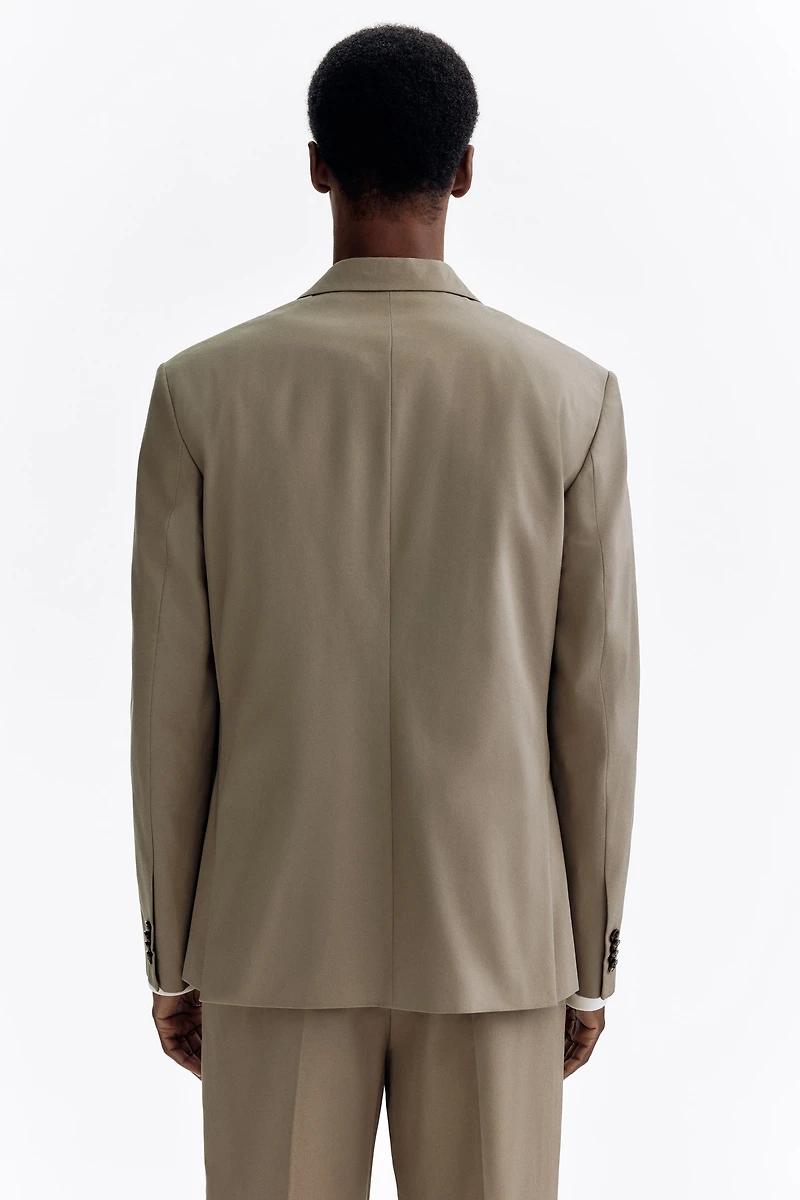 Regular-Fit Single-Breasted Jacket