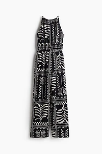 Textured Jersey Jumpsuit