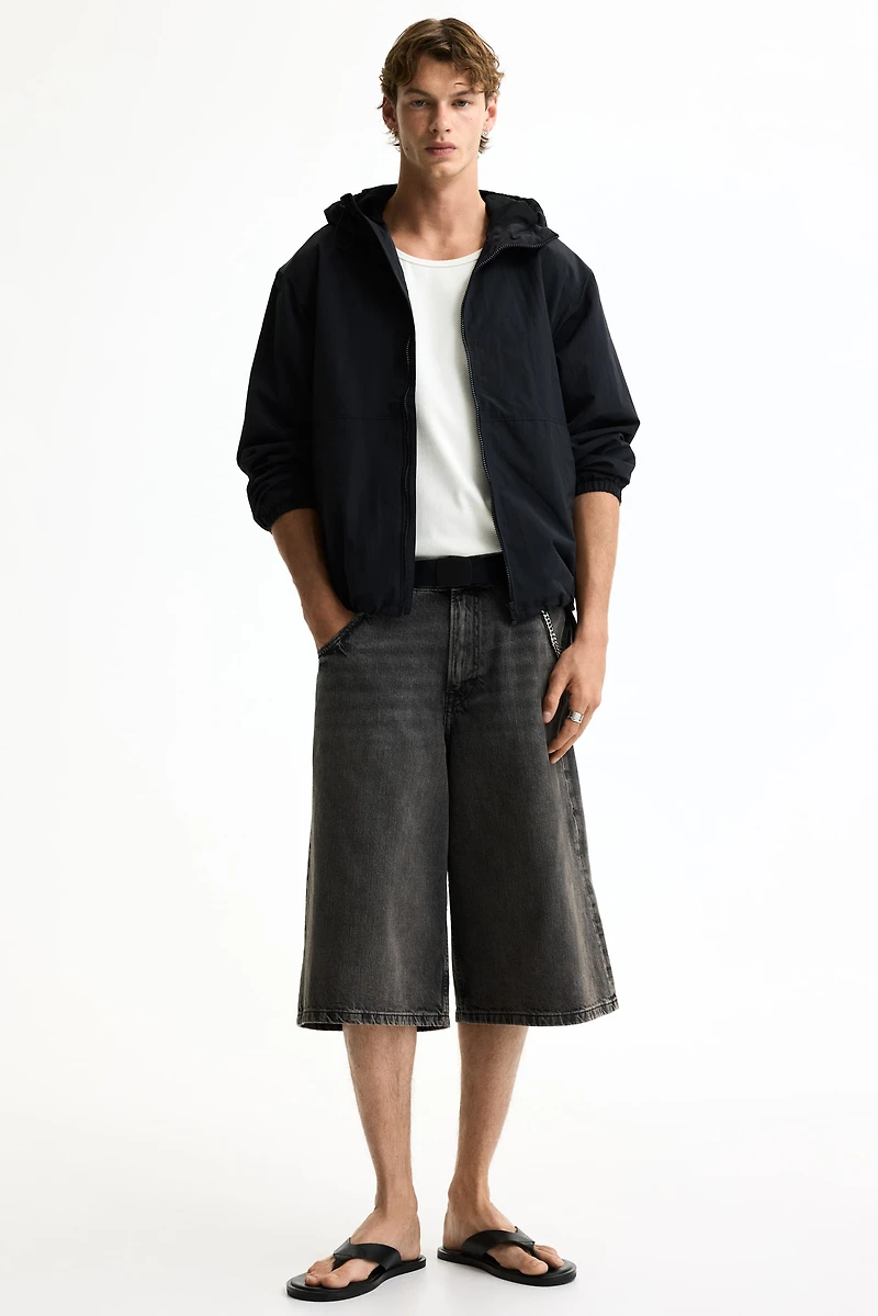 Water-Repellent Nylon Windbreaker