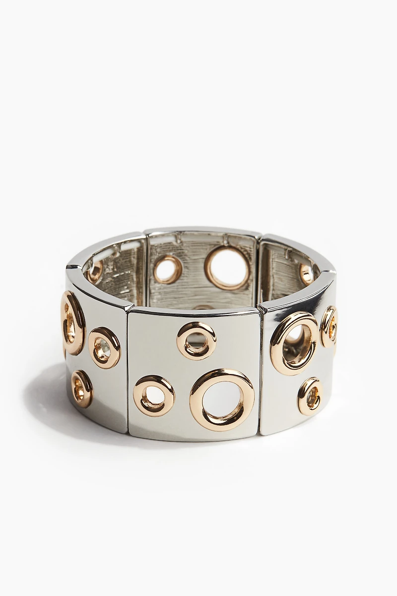 Grommet-Detail Cuff Bracelet