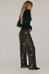 Sequined Pants