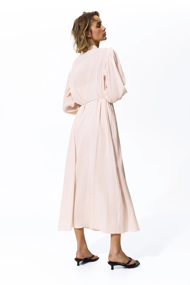 Robe en coton avec dentelle