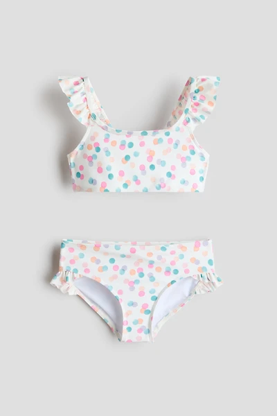 Two-Piece Swimsuit with Flounces