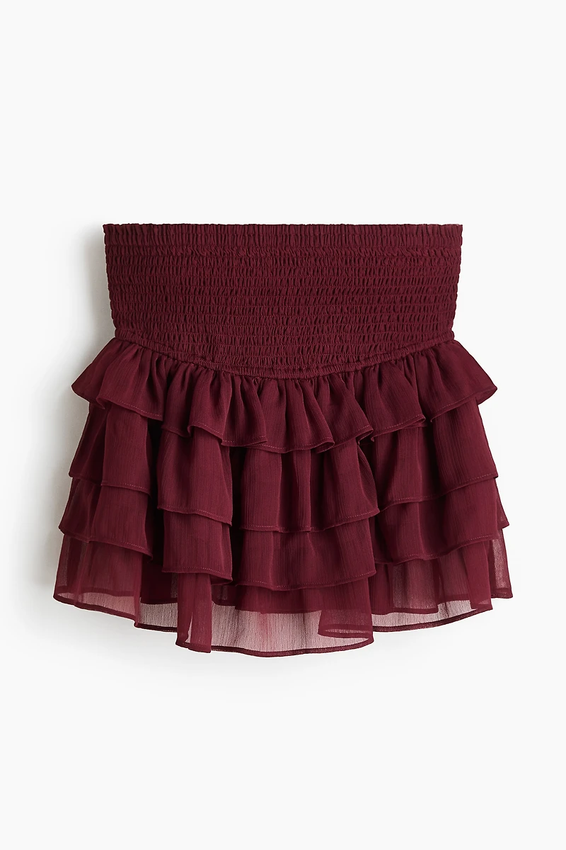 Tiered Chiffon Skirt